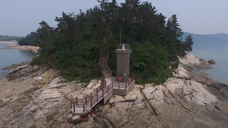 목포시 외달도 해수욕장