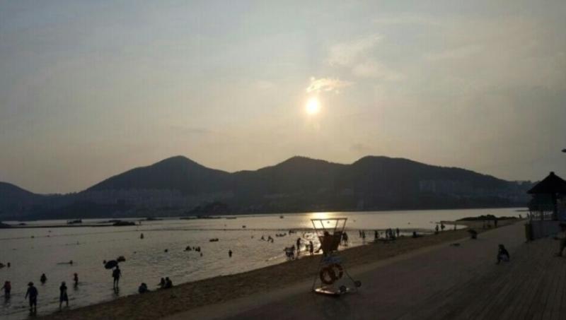 여수시 웅천해수욕장